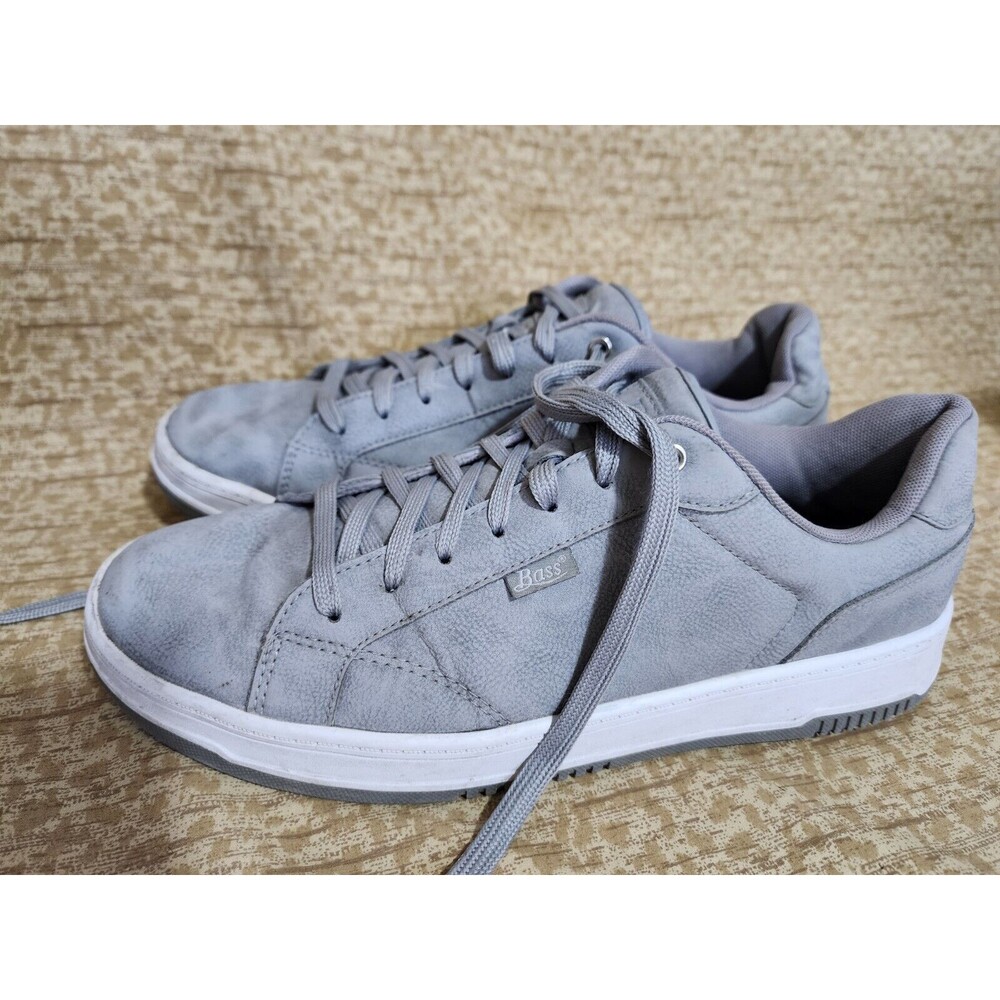 G.H. Bass & Co. Men's Bareboat Mesh Sneakers Low-Top Shoes Grey 12